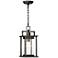 Wickham 15" High Dark Gray Framed Outdoor Hanging Light