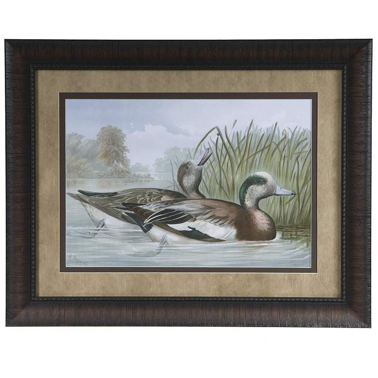 Image 1 Wigeon Ducks 28 inch Wide Framed Wall Art