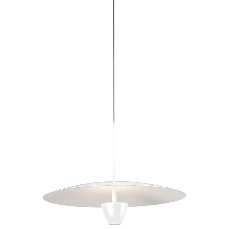 Image 1 Wilbur 21.7" Matte White Pendant