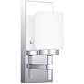 Wilburn 1-Light Integrated LED Polished Chrome Wall Sconce