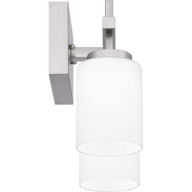 Image 3 Wilburn 2-Light Integrated LED Brushed Nickel Vanity Light more views