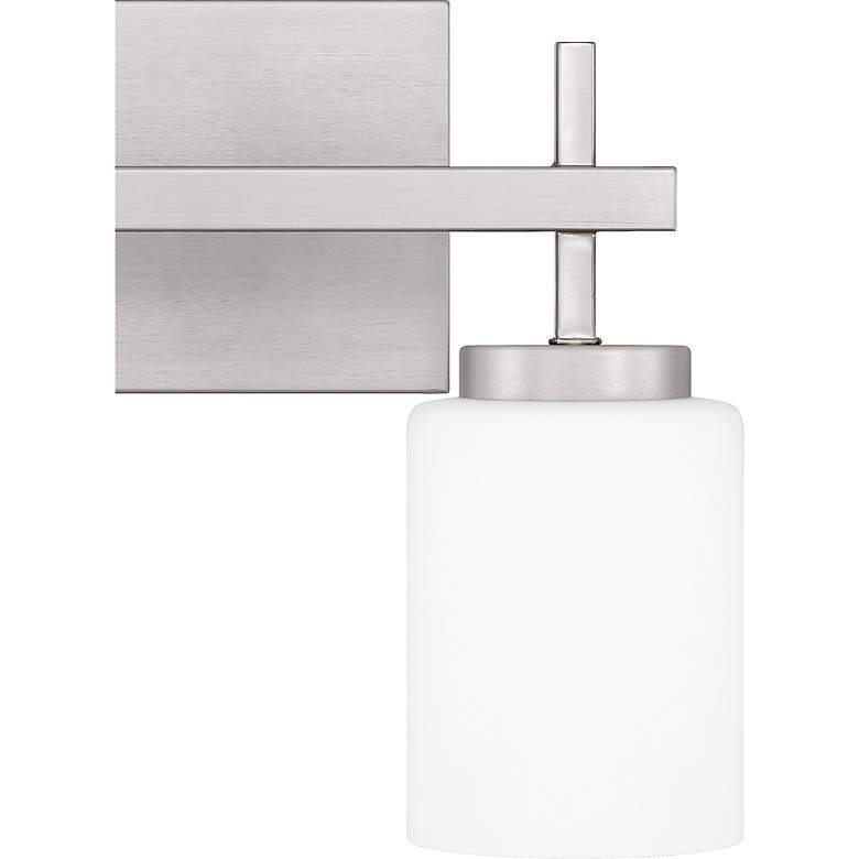 Image 4 Wilburn 2-Light Integrated LED Brushed Nickel Vanity Light more views
