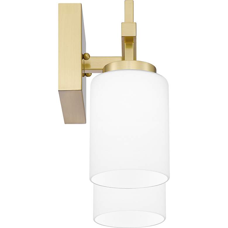 Image 3 Wilburn 2-Light Integrated LED Satin Brass Vanity Light more views