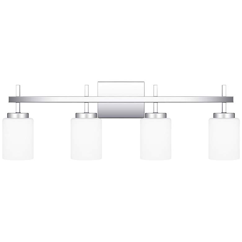 Image 1 Wilburn 4-Light Integrated LED Polished Chrome Vanity Light