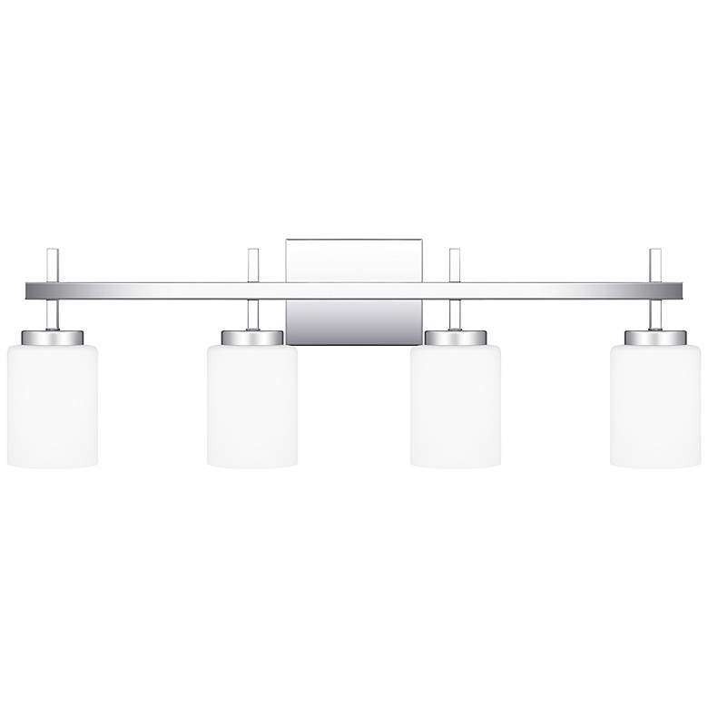 Image 1 Wilburn 4-Light Integrated LED Polished Chrome Vanity Light