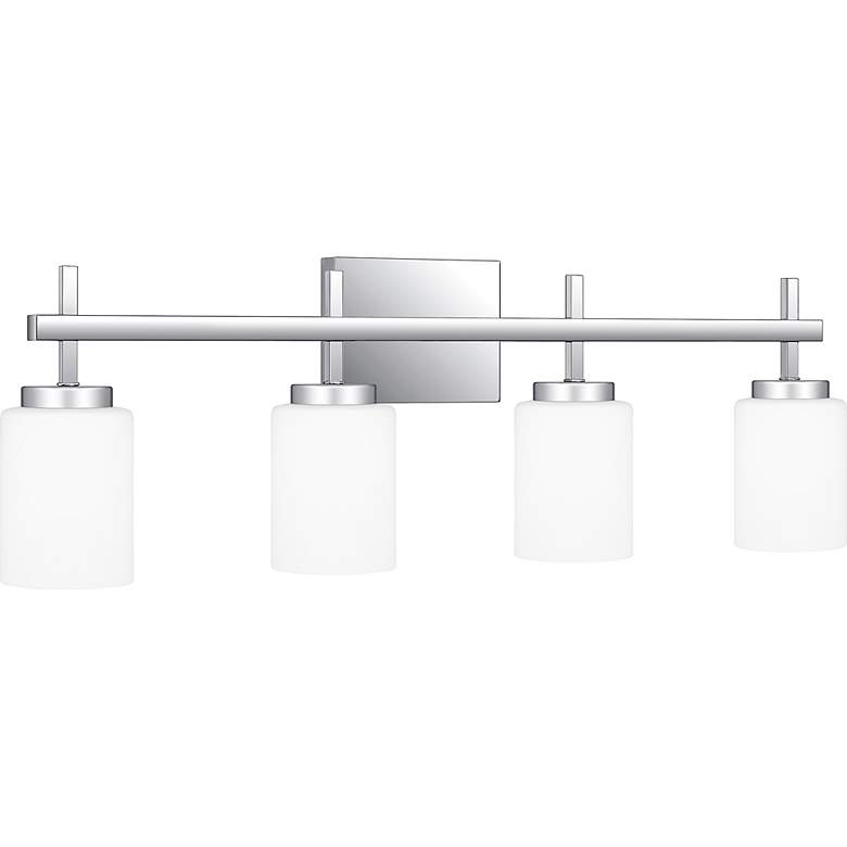 Image 2 Wilburn 4-Light Integrated LED Polished Chrome Vanity Light more views