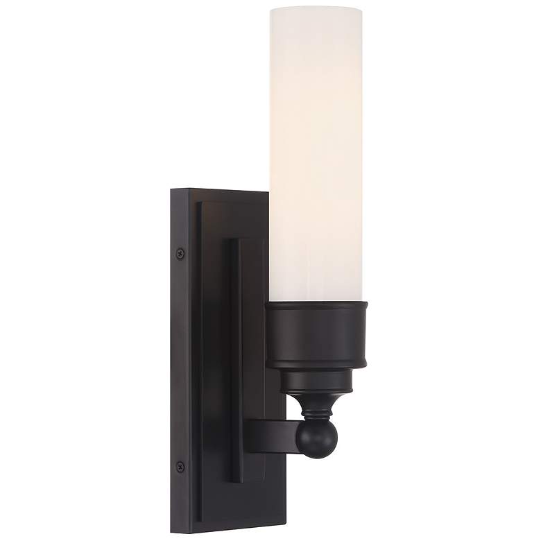 Image 1 Wilcox 1 Light Matte Black Sconce