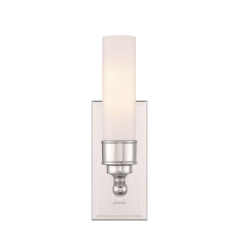 Image 3 Wilcox 1 Light Polished Nickel Sconce more views