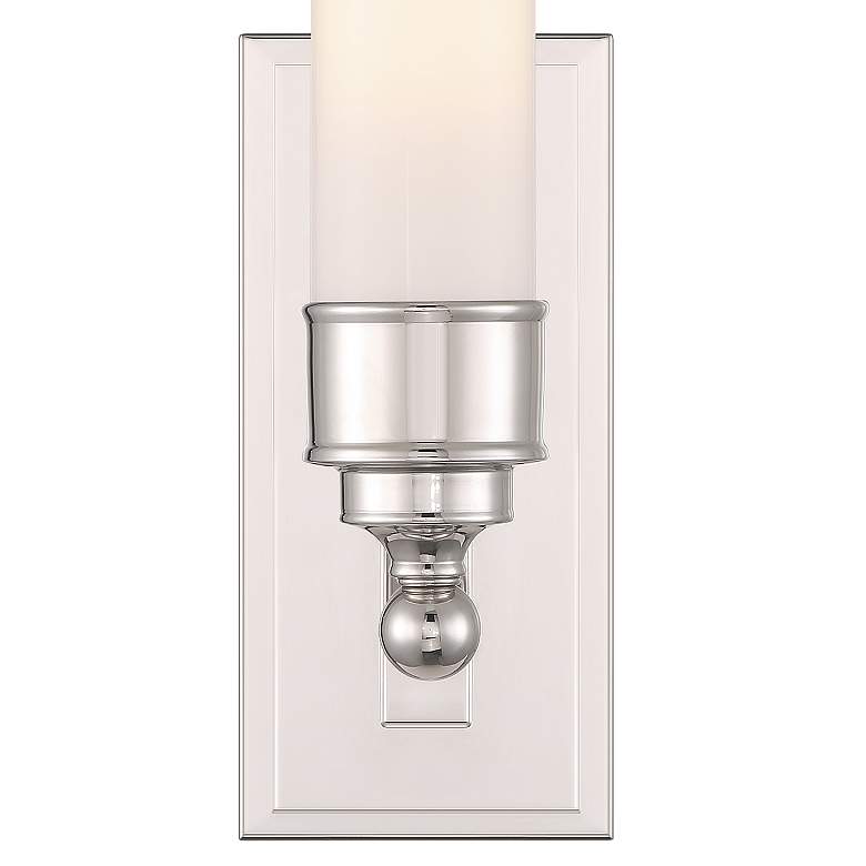 Image 4 Wilcox 1 Light Polished Nickel Sconce more views
