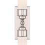 4_Wilcox 25" High Polished Nickel 2-Light LED Wall Sconce more views
