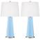 Wild Blue Yonder Leo Table Lamps Set of 2 from Color Plus