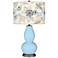 Wild Blue Yonder Mid-Summer Double Gourd Table Lamp