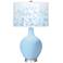 Wild Blue Yonder Mosaic Ovo Table Lamp