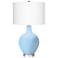 Wild Blue Yonder Ovo Table Lamp With Dimmer