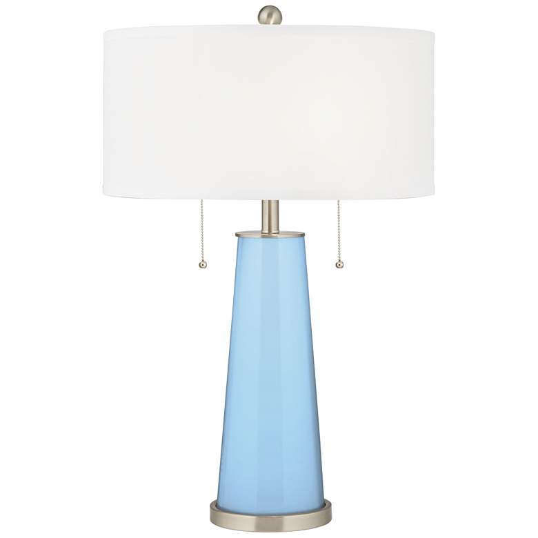 Image 1 Wild Blue Yonder Peggy Glass Table Lamp