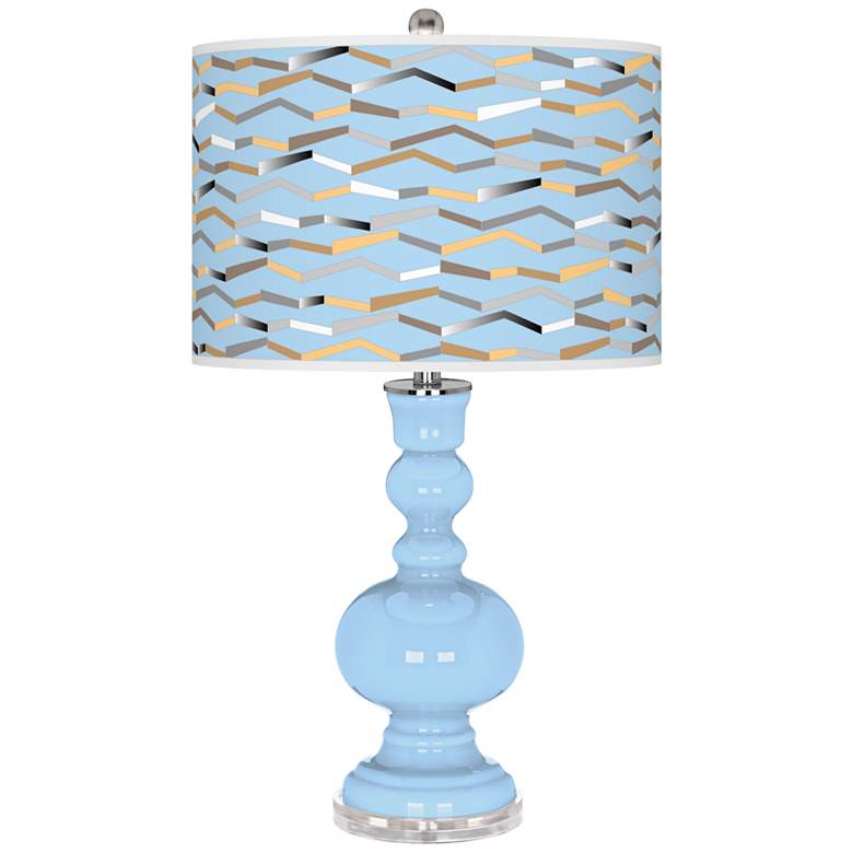 Image 1 Wild Blue Yonder Shift Apothecary Table Lamp