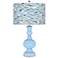 Wild Blue Yonder Shift Apothecary Table Lamp