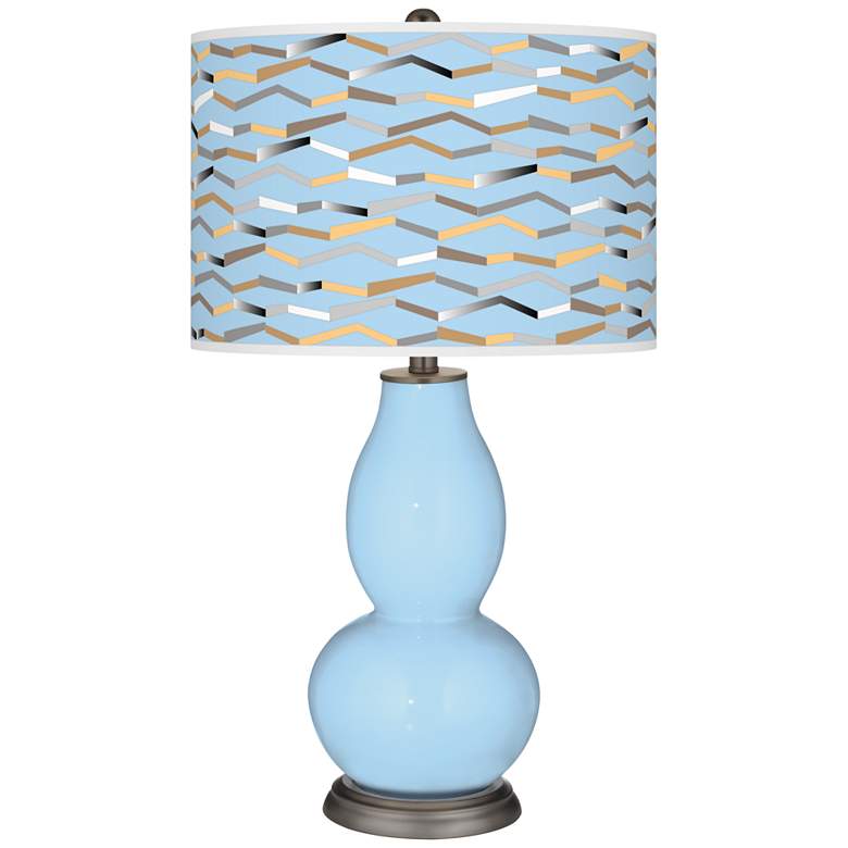 Image 1 Wild Blue Yonder Shift Double Gourd Table Lamp