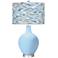 Wild Blue Yonder Shift Ovo Table Lamp