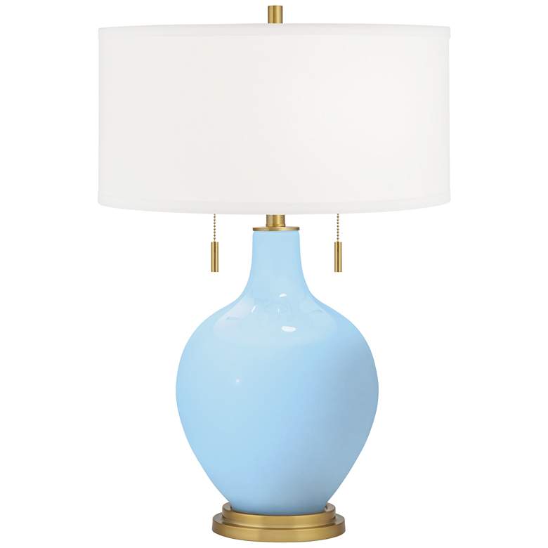 Image 1 Wild Blue Yonder Toby Brass Accents Table Lamp