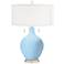 Wild Blue Yonder Toby Table Lamp