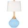 Wild Blue Yonder Wexler Modern Table Lamp from Color Plus