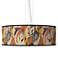 Wild Desert Giclee 24" Wide 4-Light Pendant Chandelier