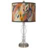 Wild Desert Giclee Apothecary Clear Glass Table Lamp