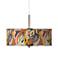 Wild Desert Giclee Glow 16" Wide Pendant Light