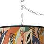 Thumbnail2 of Wild Desert Giclee Glow Plug-In Swag Pendant more views