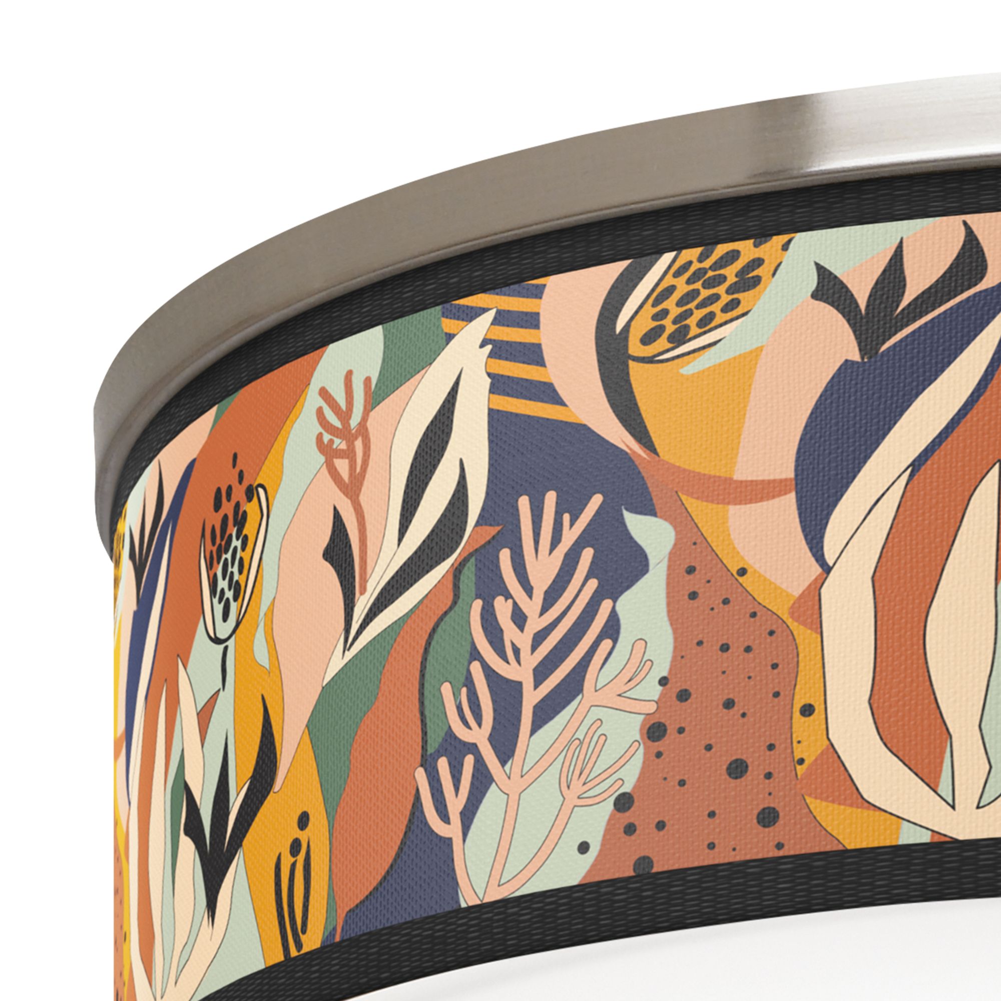 Image 2 Wild Desert Giclee Nickel 20 1/4" Wide Ceiling Light more views