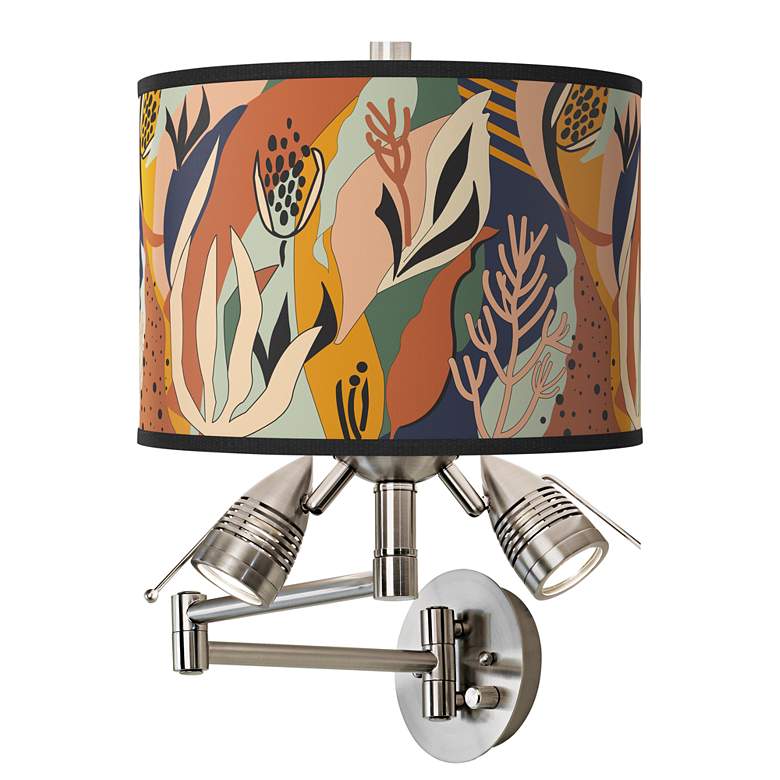 Image 1 Wild Desert Giclee Plug-In Swing Arm Wall Lamp