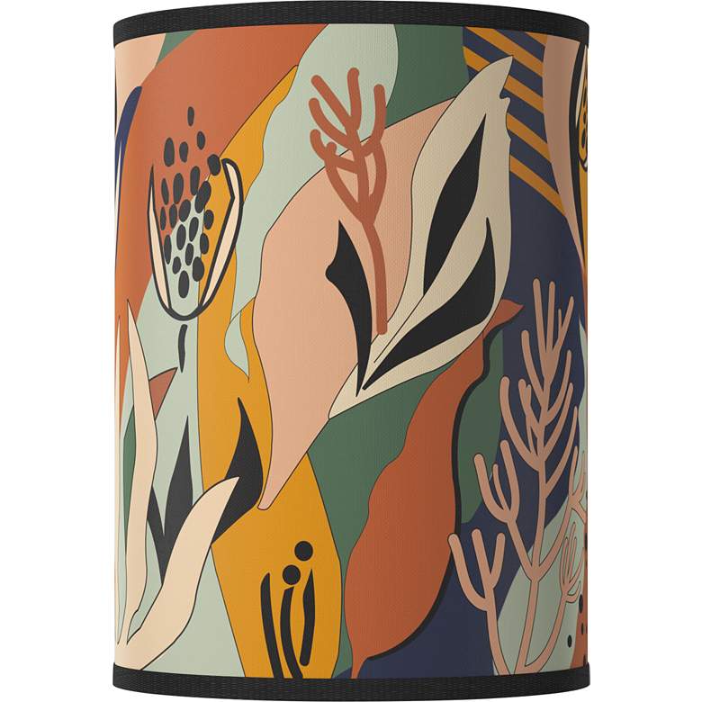 Image 1 Wild Desert White Giclee Cylinder Lamp Shade 8x8x11 (Spider)