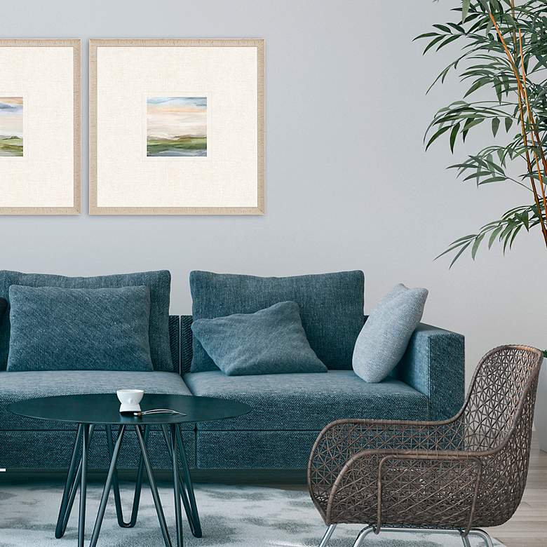 Image 4 Wild Escape II 35" Square Framed Giclee Wall Art more views