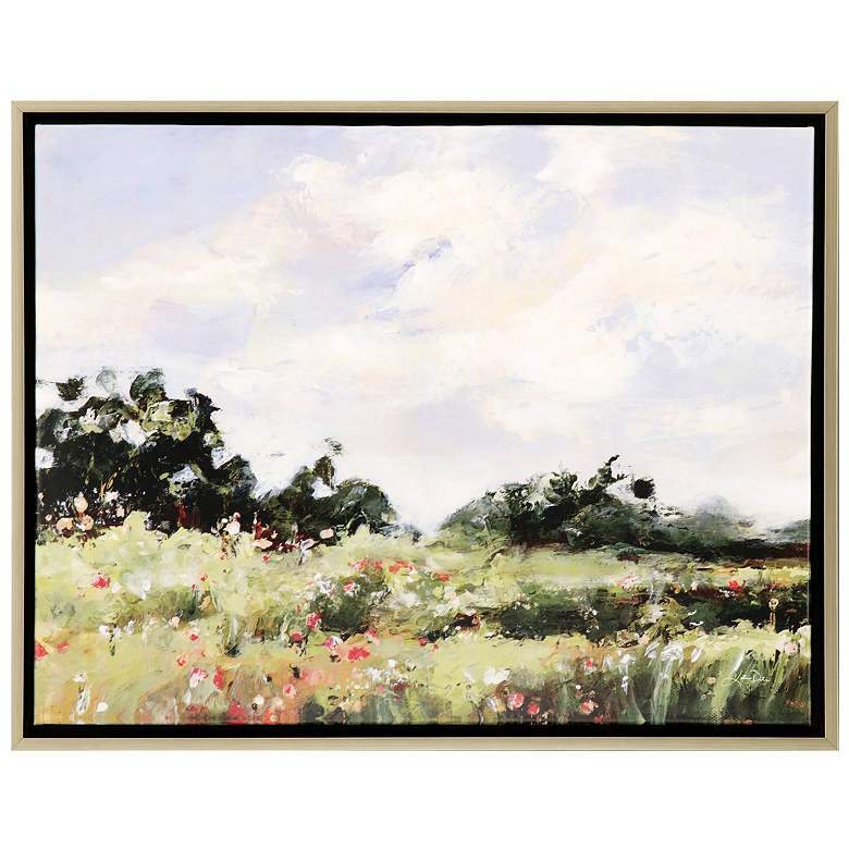 Image 1 Wild Flower Meadow 36"W x 28"H Canvas