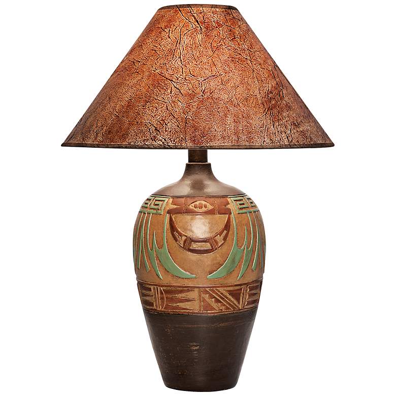 Image 2 Wild Marigold 29" High Handcrafted Earth Tone Southwest Table Lamp
