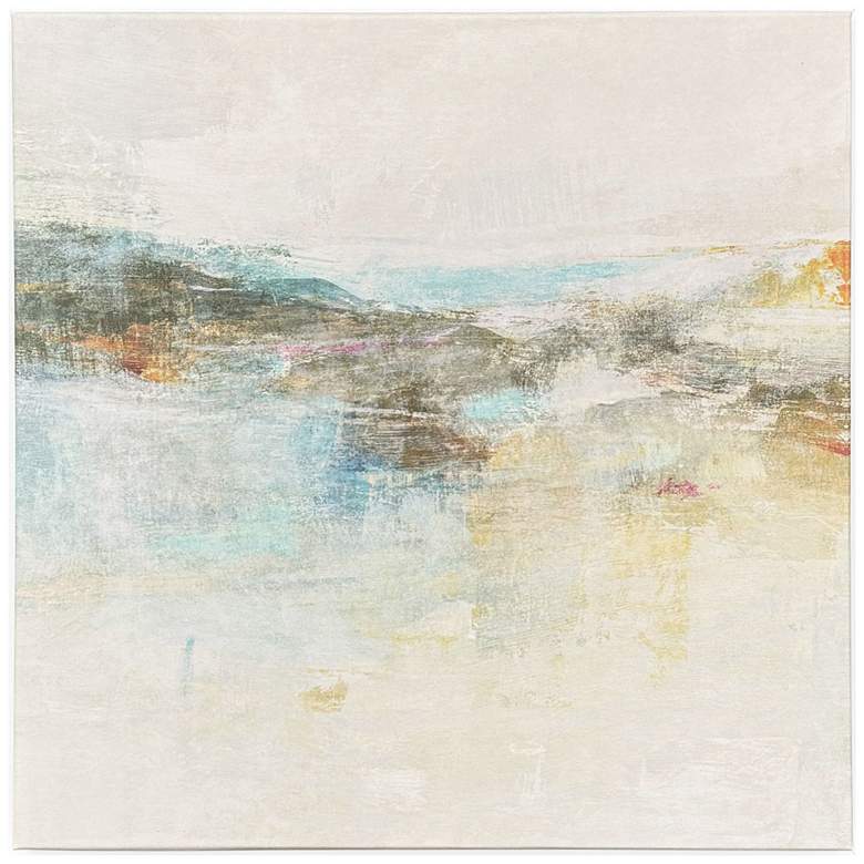 Image 1 Wild Sea 29"W x 29"H Contemporary Canvas