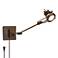 Wilde Spotlight Plug-in Swing Arm Wall Lamp