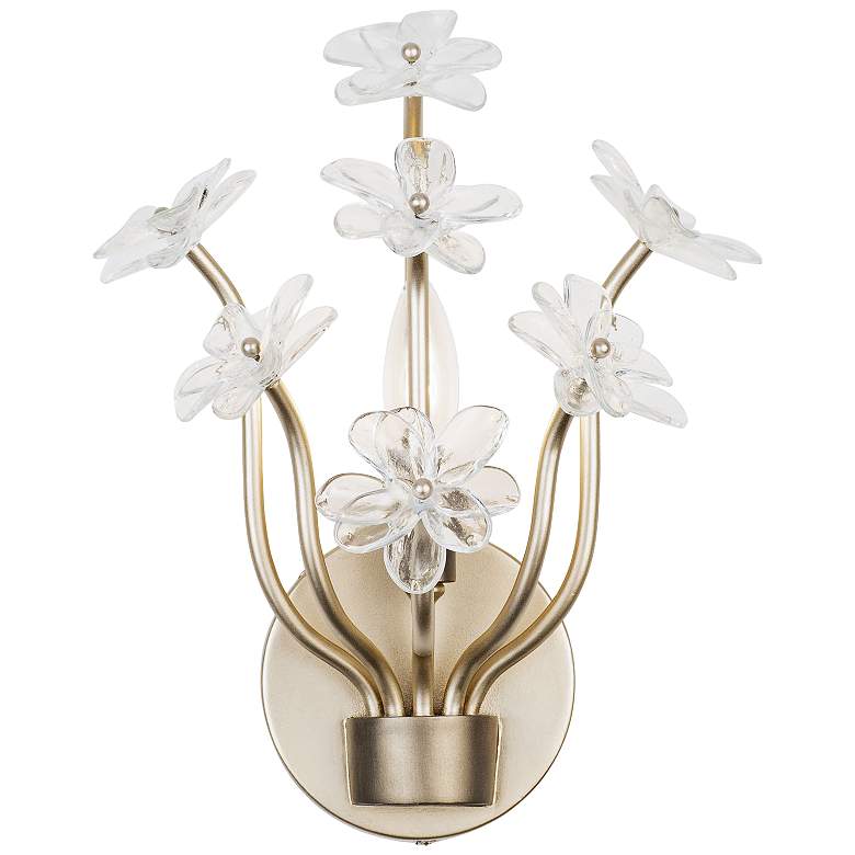 Image 1 Wildflower 1-Lt Sconce - Gold Dust/Artifact