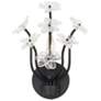 1_Wildflower 1-Lt Sconce - Matte Black