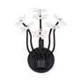 4_Wildflower 1-Lt Sconce - Matte Black more views