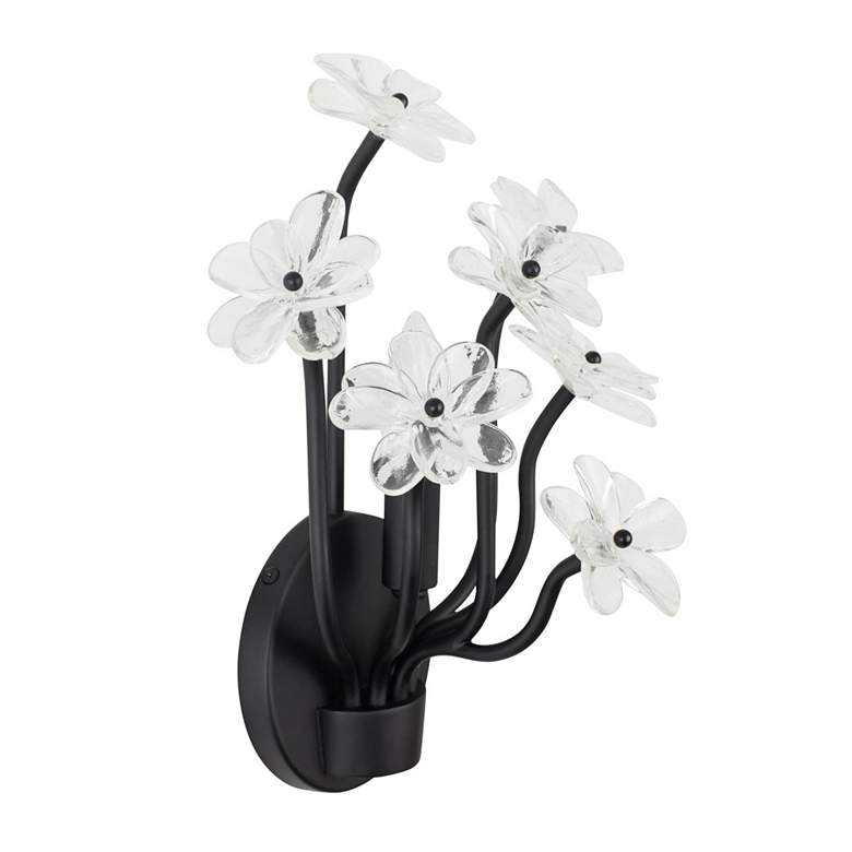 Image 6 Wildflower 1-Lt Sconce - Matte Black more views