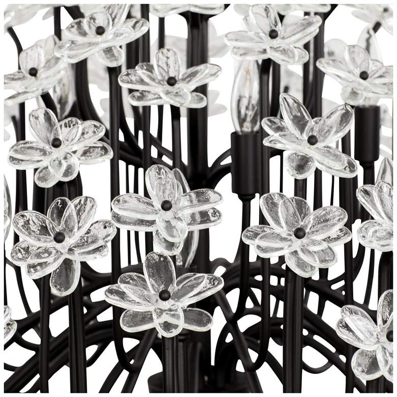 Image 2 Wildflower 15-Lt Chandelier - Matte Black more views