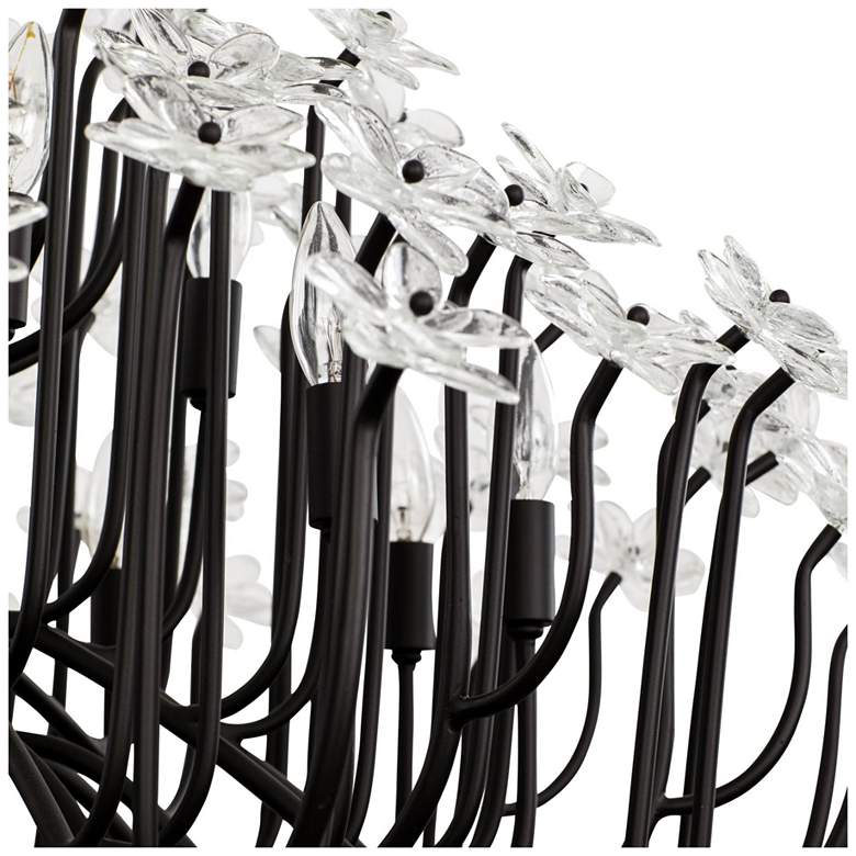 Image 3 Wildflower 15-Lt Chandelier - Matte Black more views