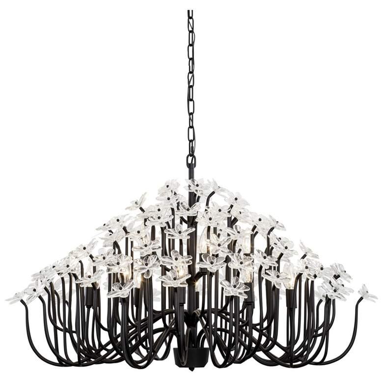 Image 4 Wildflower 15-Lt Chandelier - Matte Black more views