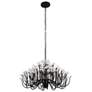 6_Wildflower 15-Lt Chandelier - Matte Black more views