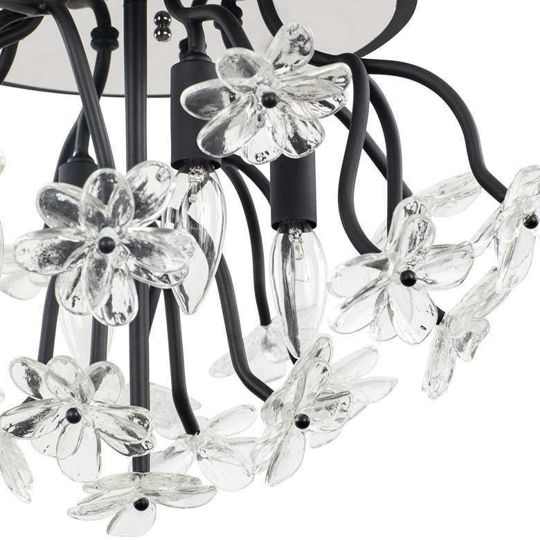 Image 3 Wildflower 4-Lt Semi-Flush - Matte Black more views