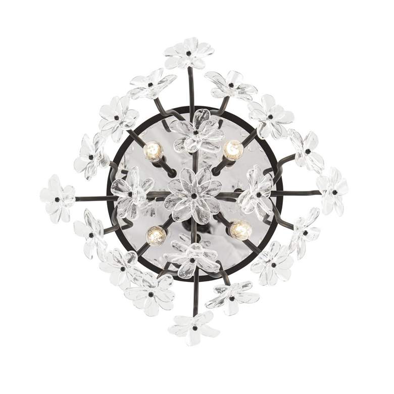 Image 6 Wildflower 4-Lt Semi-Flush - Matte Black more views