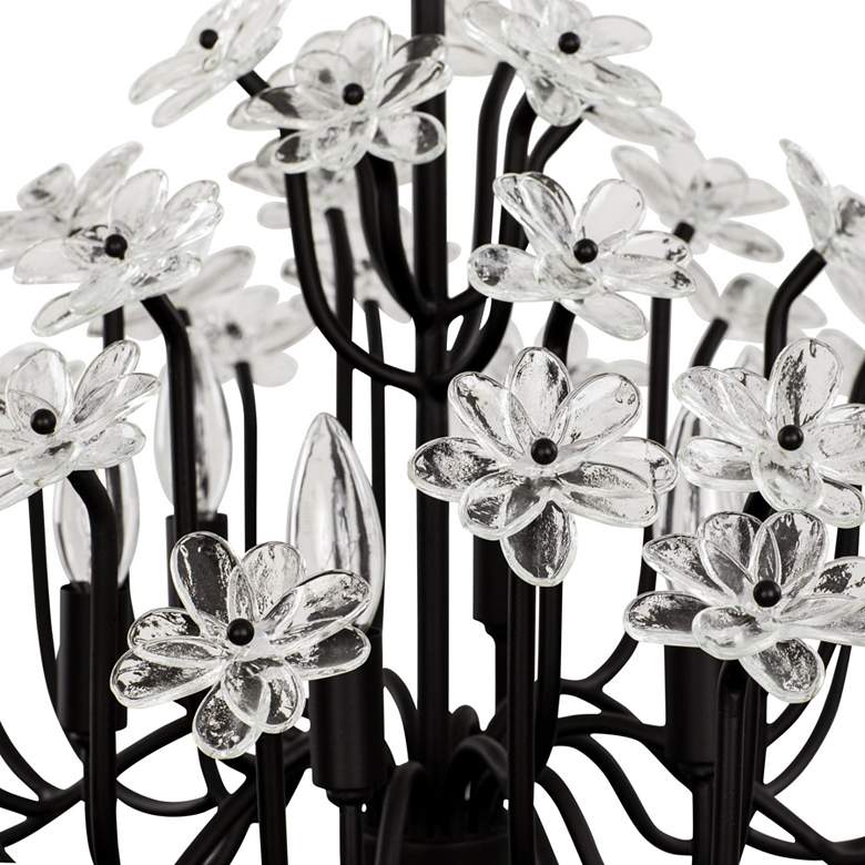 Image 2 Wildflower 6-Lt Chandelier - Matte Black more views