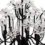 2_Wildflower 6-Lt Chandelier - Matte Black more views
